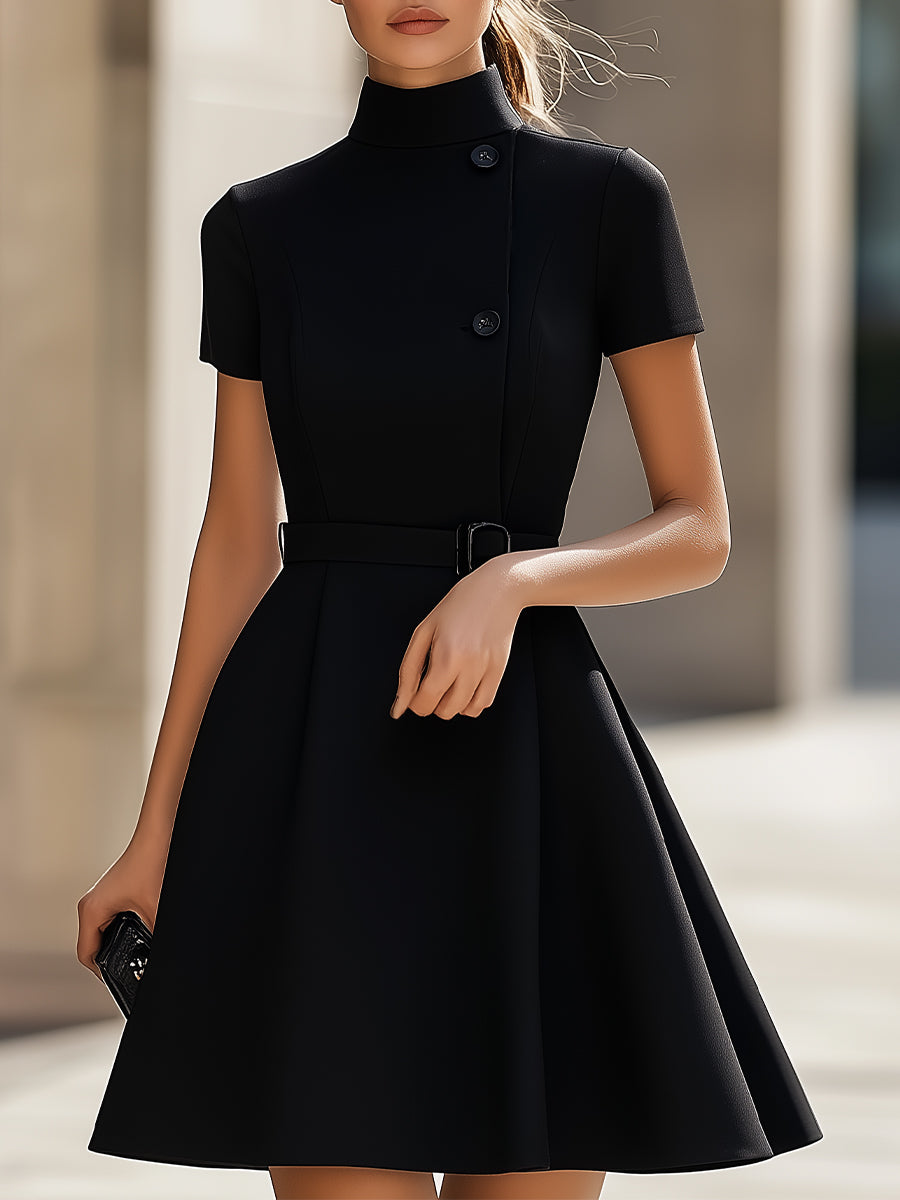 Lucrezia | Elegant Japanese Style Short Dress
