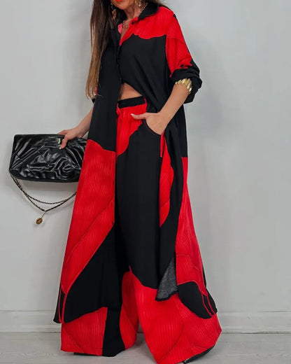 Edali | Comfortable Trousers And Shirt Set