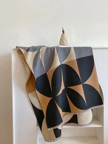 Women's Reversible Cashmere Scarf, Winter Wrap - view 8