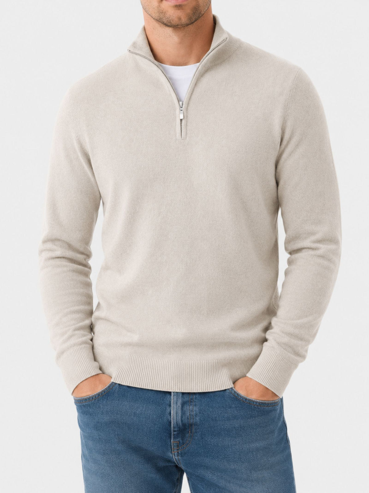 Men's Wool-Blend Jumper - view 3