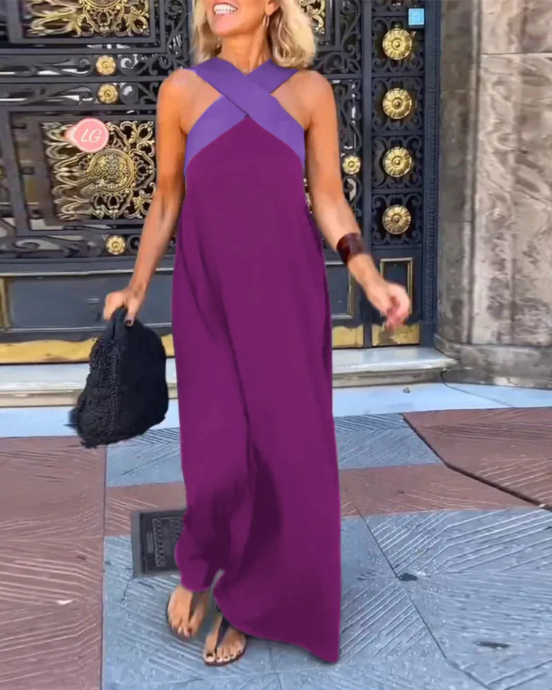 Oakley | Sleeveless Long Dress