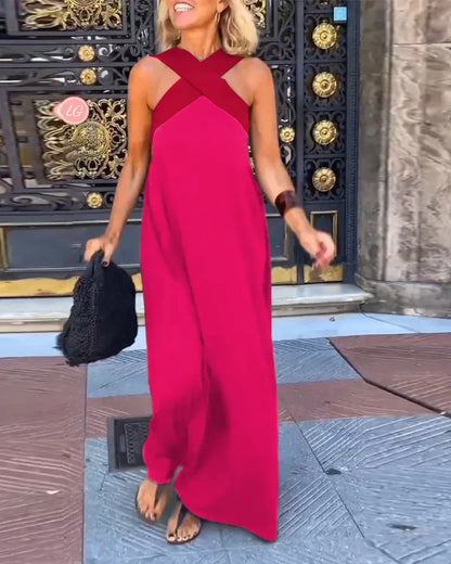 Oakley | Sleeveless Long Dress