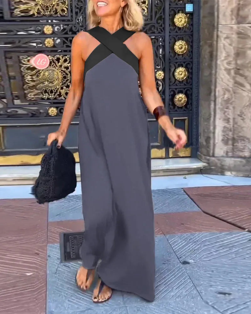 Oakley | Sleeveless Long Dress