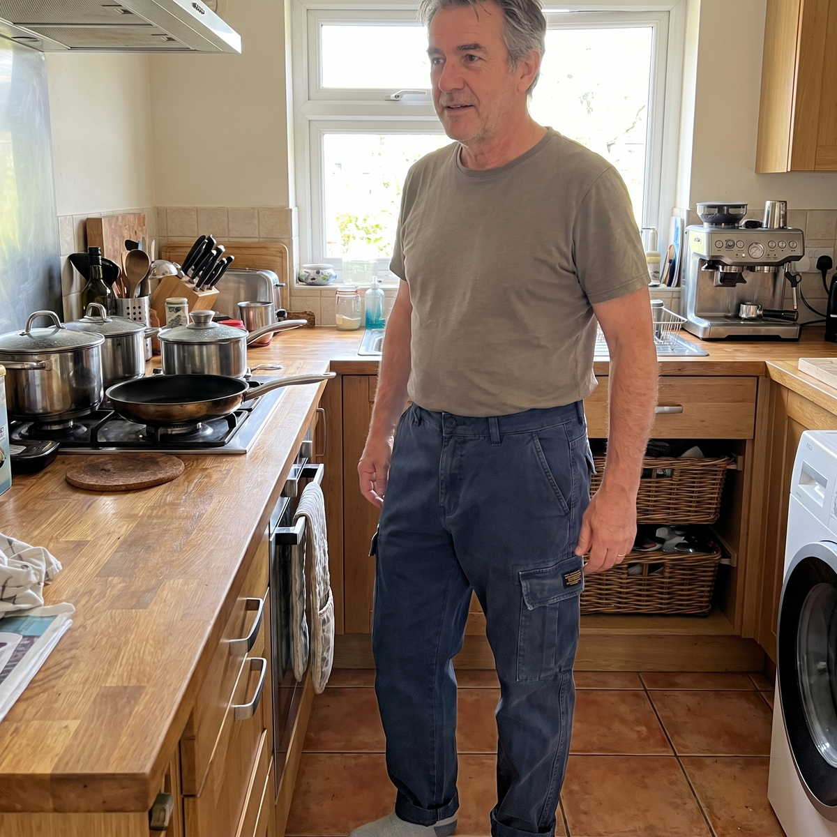 Men's Vintage Trousers, Cargo - view 6