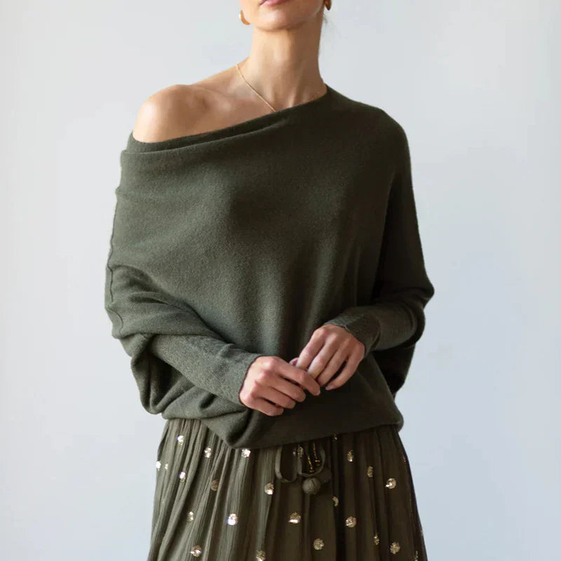 Marce | Asymmetric Draped Jumper