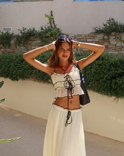 Aubree | Bohemian Style Skirt And Top Set