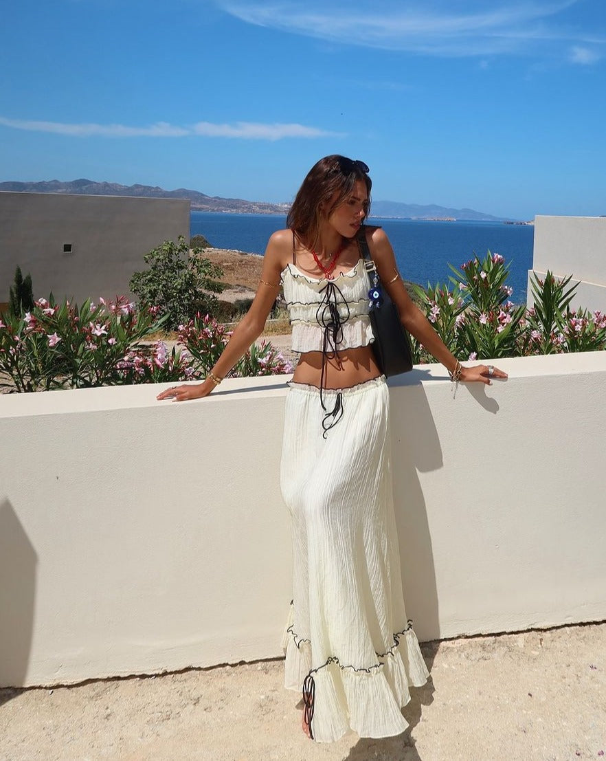 Aubree | Bohemian Style Skirt And Top Set