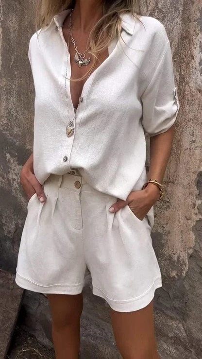 Lumith | Casual Shorts And Shirt Set