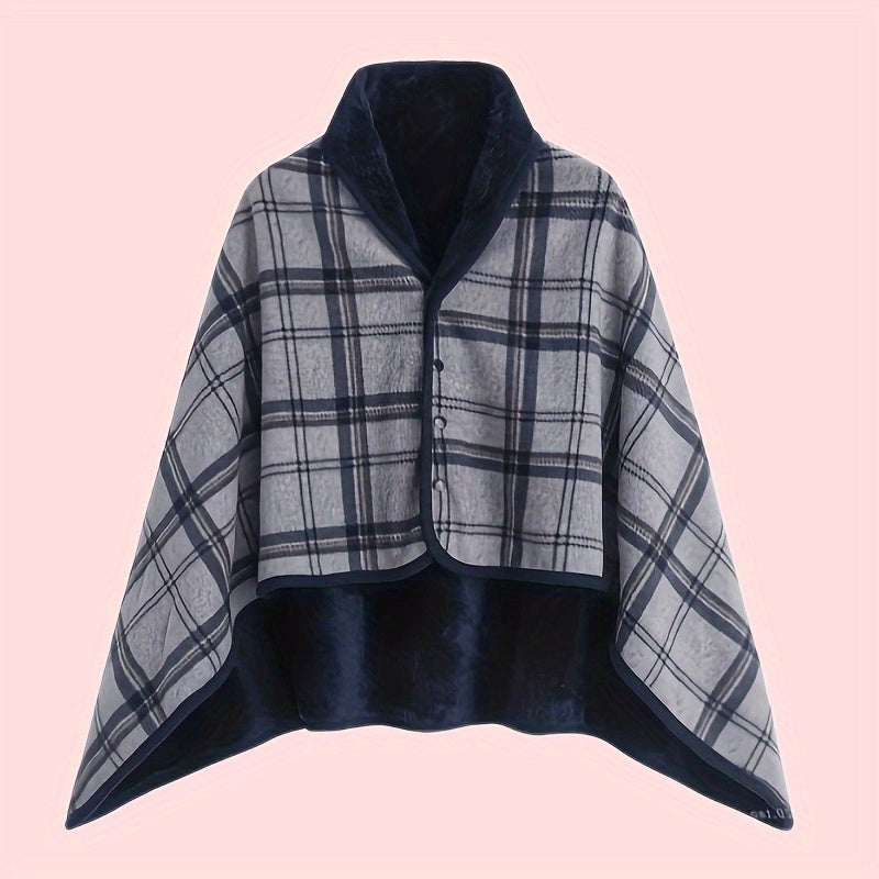 Women's Plaid Scarf, Winter Wrap - view 2