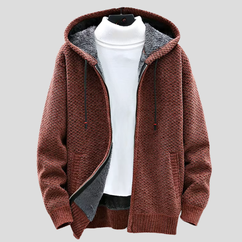 Men's Fleece Hoodie, Hooded Sweatshirt - view 3