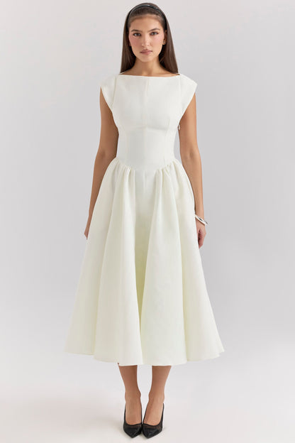Aspen | High Waist Midi Dress