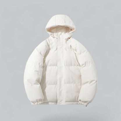 Men's Quilted Puffer Jacket with Hooded and Padded - view 6