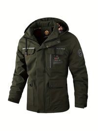 Men's Water-Resistant Winter Jacket, Zip-Up