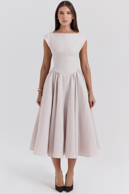 Aspen | High Waist Midi Dress