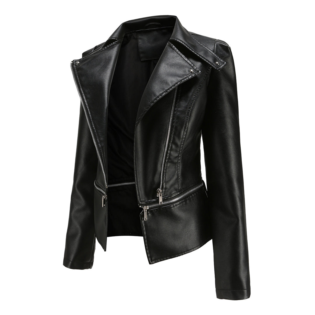 Bruna | Elegant Leather Jacket