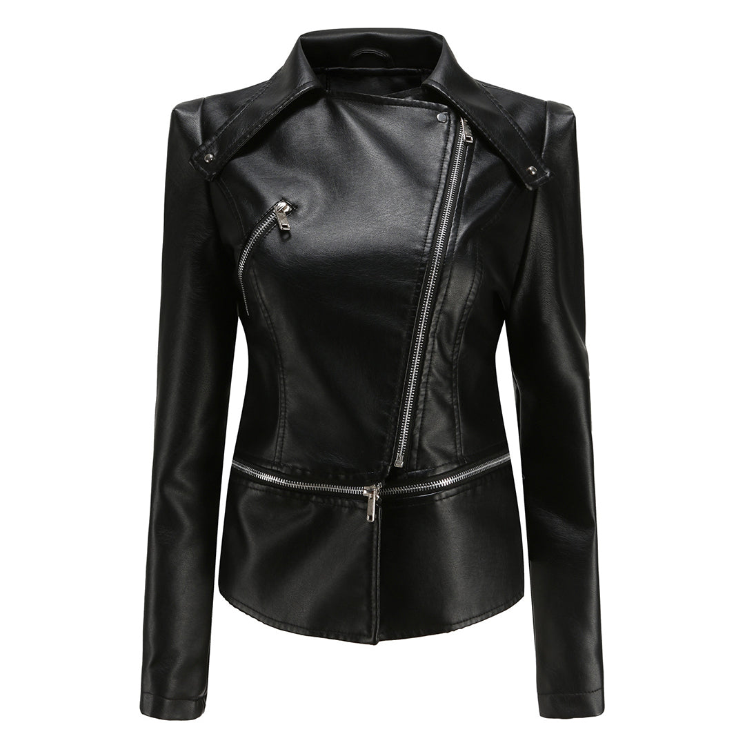 Bruna | Elegant Leather Jacket