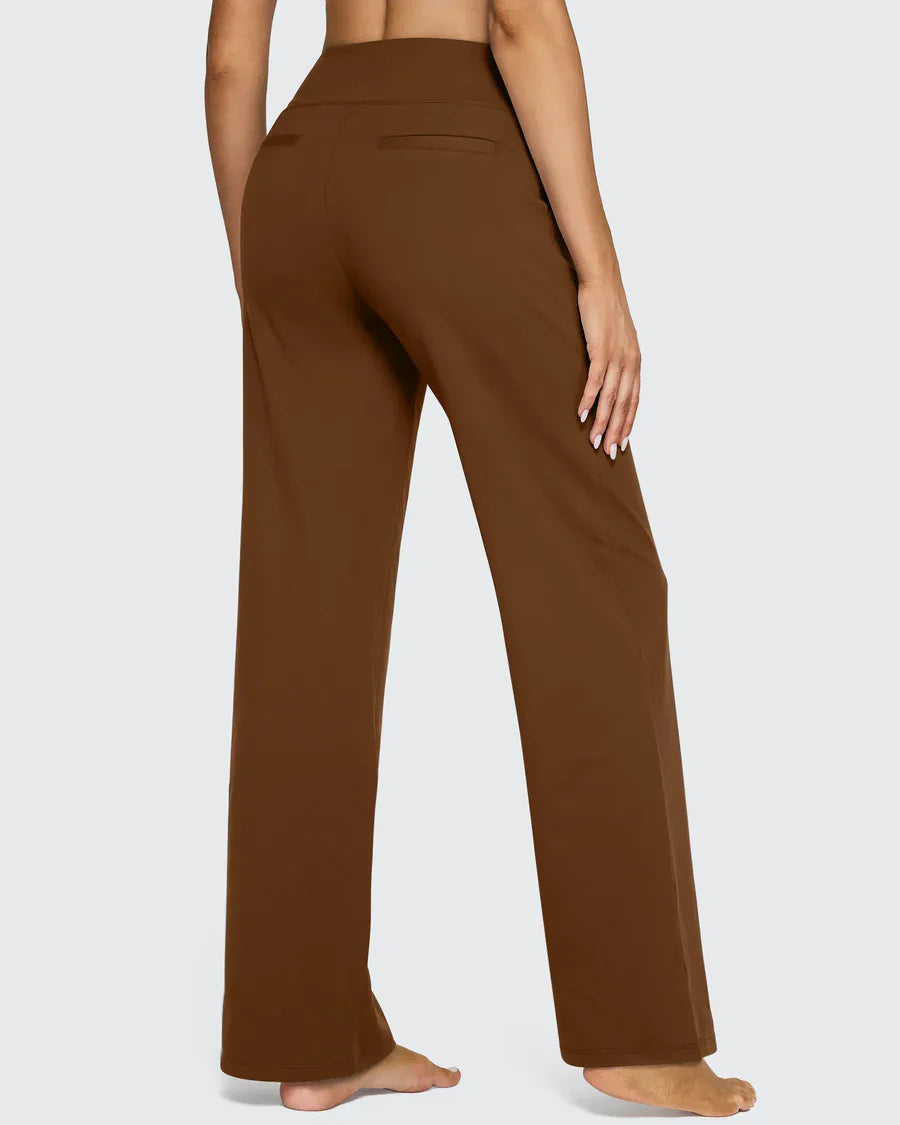 Women's High Waisted Tailored Trousers, Business Casual in 3 Leg Lengths