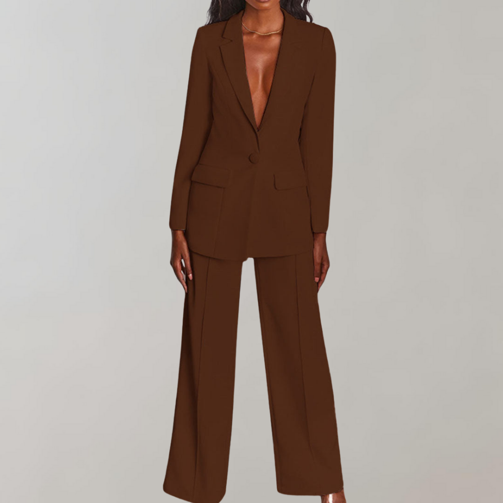 Gretel | Elegant Two-Piece Set: Blazer And Trousers