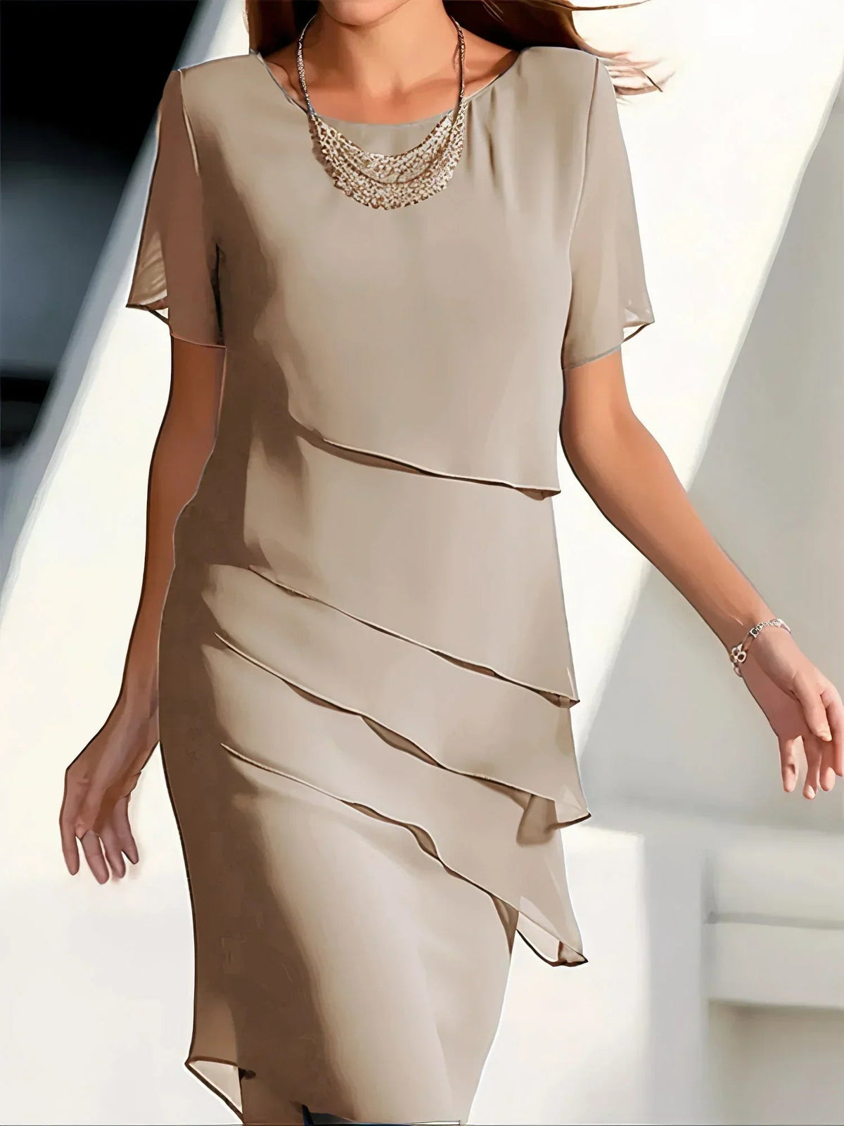 Diora | Tiered Ruffle Dress