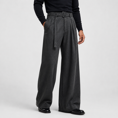 Men's Tailored Straight Leg Trousers, Casual Straight Leg - view 2