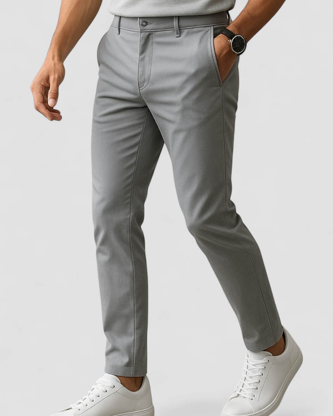 Men's Slim-Fit Flats with Straight-Leg - view 5