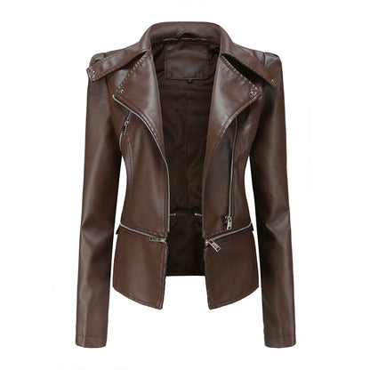 Bruna | Elegant Leather Jacket