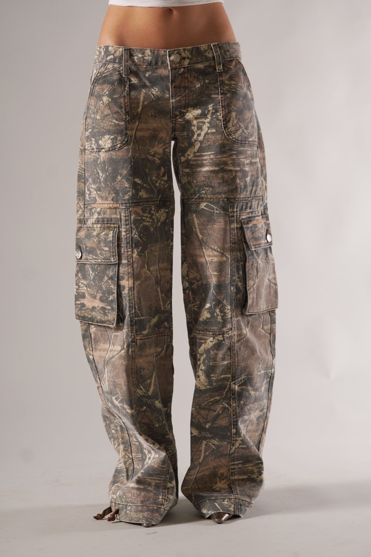 Hannia | Unisex Camo Cargo Trousers