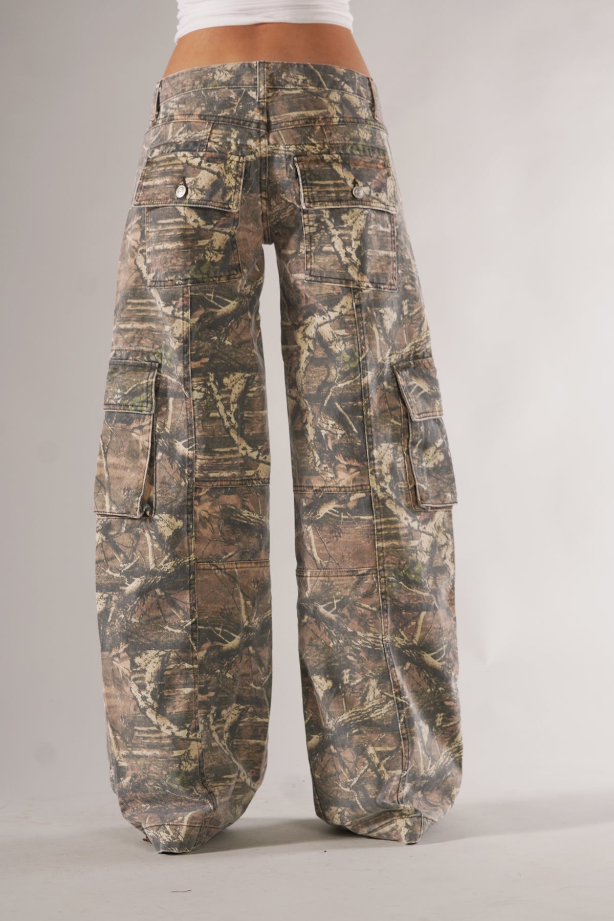 Hannia | Unisex Camo Cargo Trousers