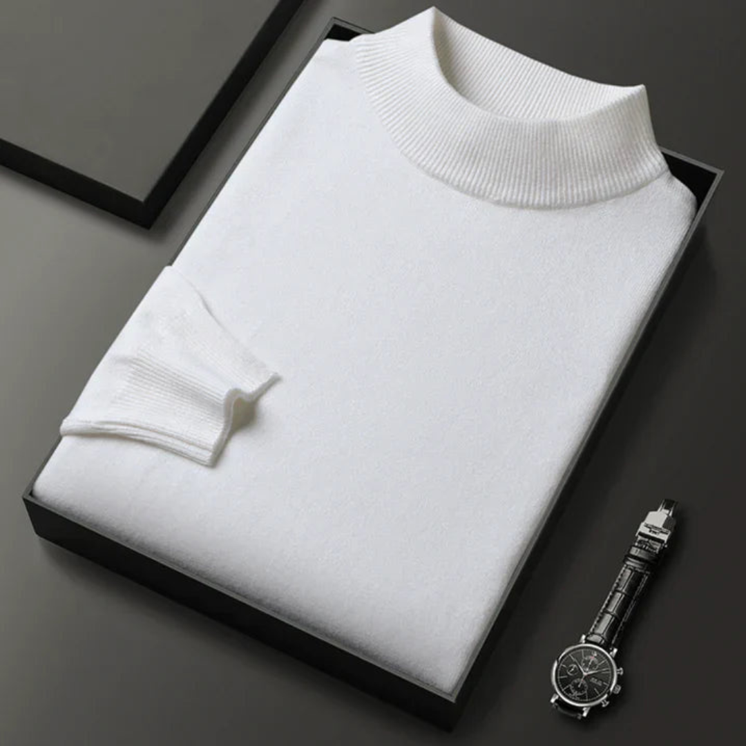 Men's Jumper with Roll Neck - view 7