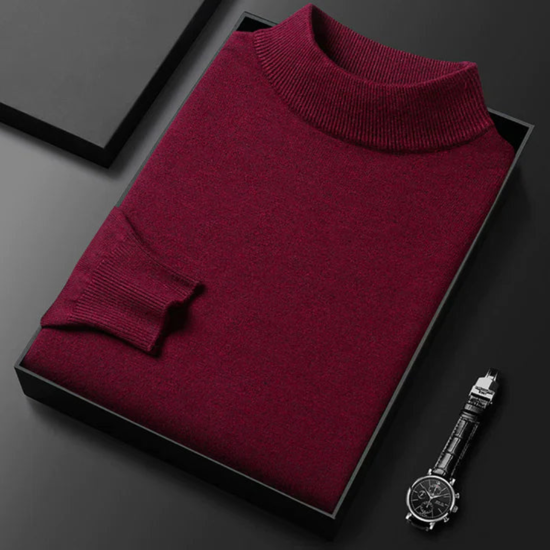 Men's Jumper with Roll Neck - view 9