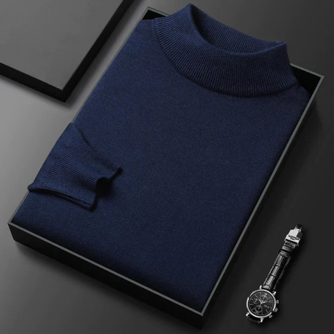 Men's Jumper with Roll Neck - view 5
