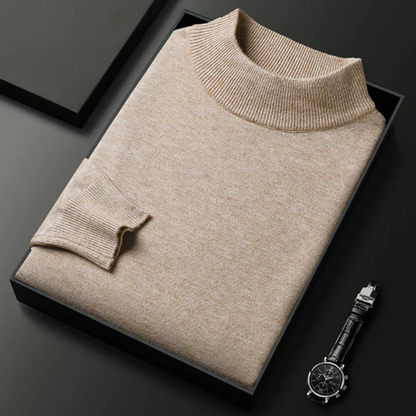 Men's Jumper with Roll Neck - view 8