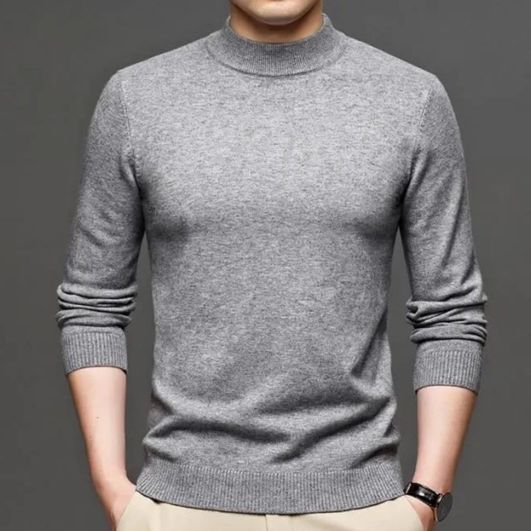 Men's Jumper with Roll Neck - view 2