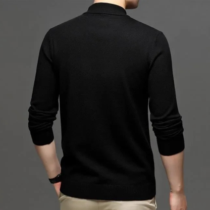 Men's Jumper with Roll Neck - view 3