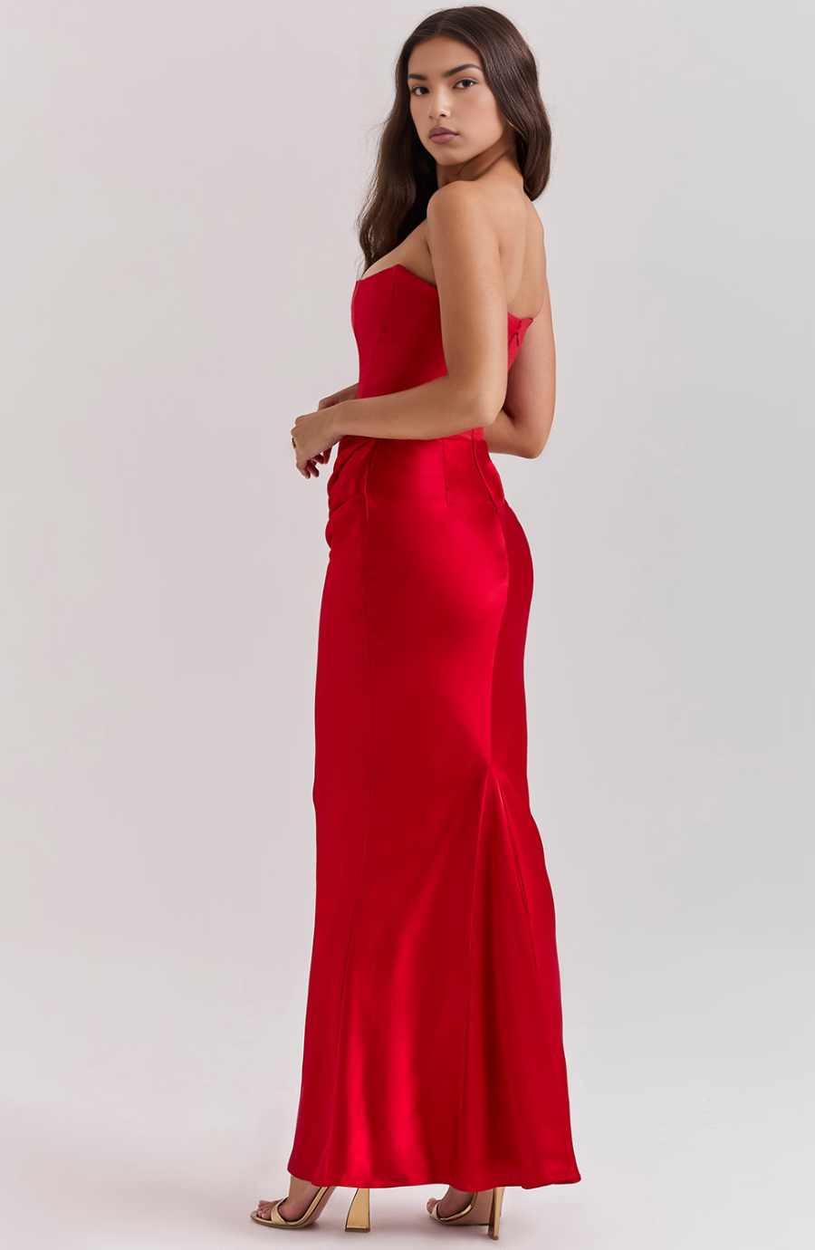 Shayla | Elegant Sleeveless Maxi Dress In Corset Style