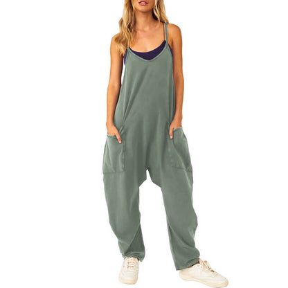 Antonella | Strap Dungaree Jumpsuit