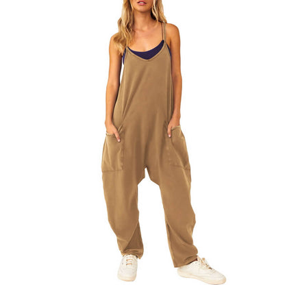 Antonella | Strap Dungaree Jumpsuit