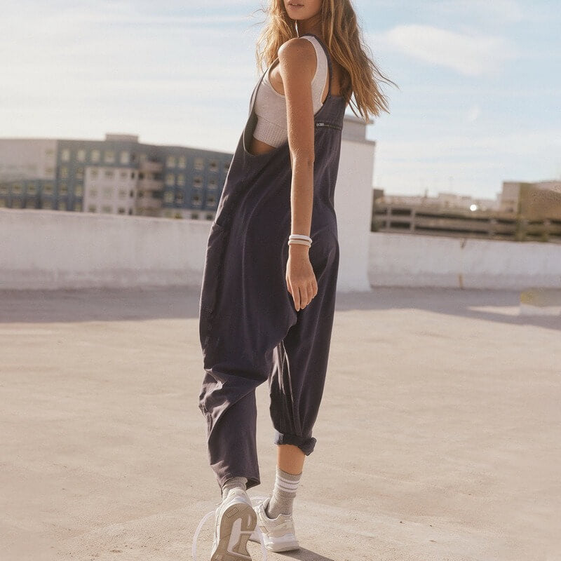 Antonella | Strap Dungaree Jumpsuit