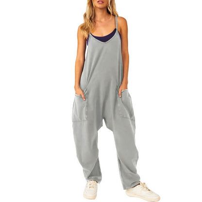 Antonella | Strap Dungaree Jumpsuit