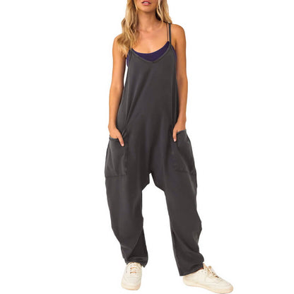 Antonella | Strap Dungaree Jumpsuit