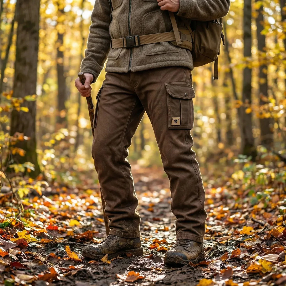 Men's Insulated Utility Trousers, Cargo - view 2