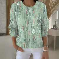 Mary | Vintage Casual Long Sleeve T-Shirt For Everyday Styling