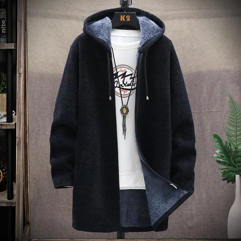 Men's Hooded Fleece Jacket, Zip-Up - view 2