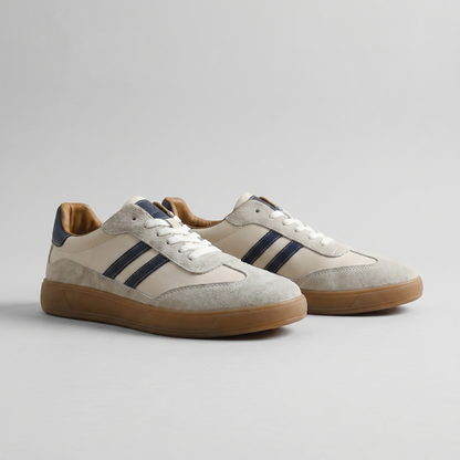 Men's Classic Retro Trainers, Lace-Up Sneakers - view 4