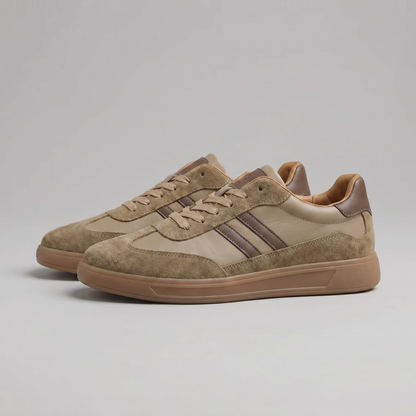 Men's Classic Retro Trainers, Lace-Up Sneakers - view 9