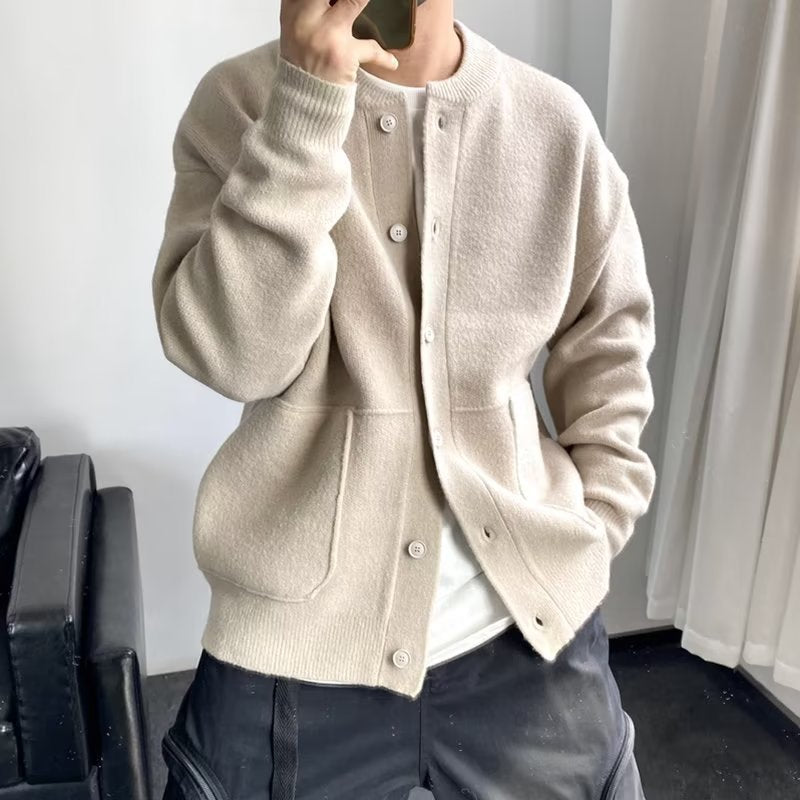 Men's Cashmere Cardigan, Knitted - view 2