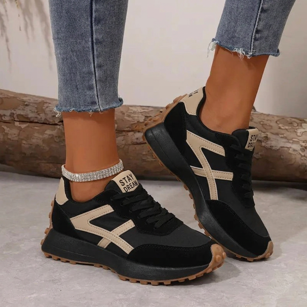 Women's Trainers, Lace-Up Sneakers 2 - view 3