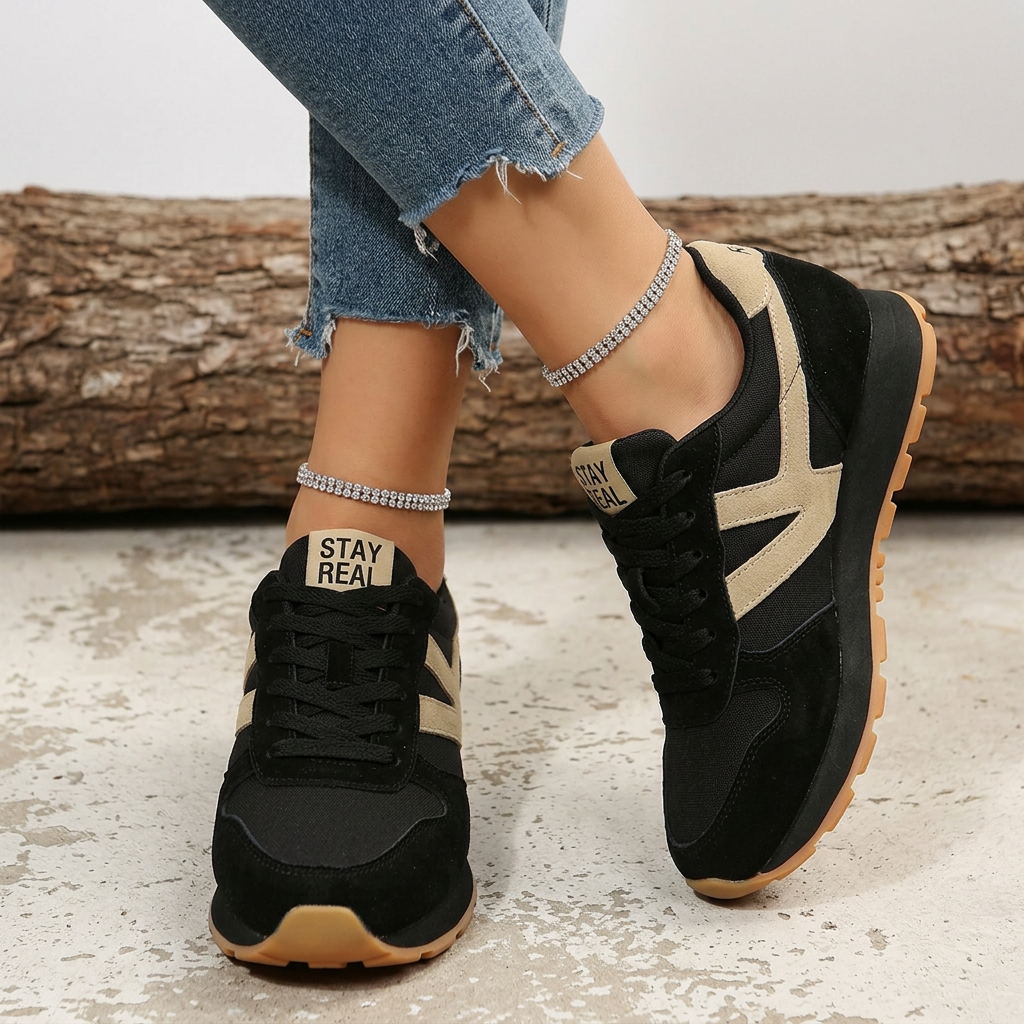 Women's Trainers, Lace-Up Sneakers 2 - view 2