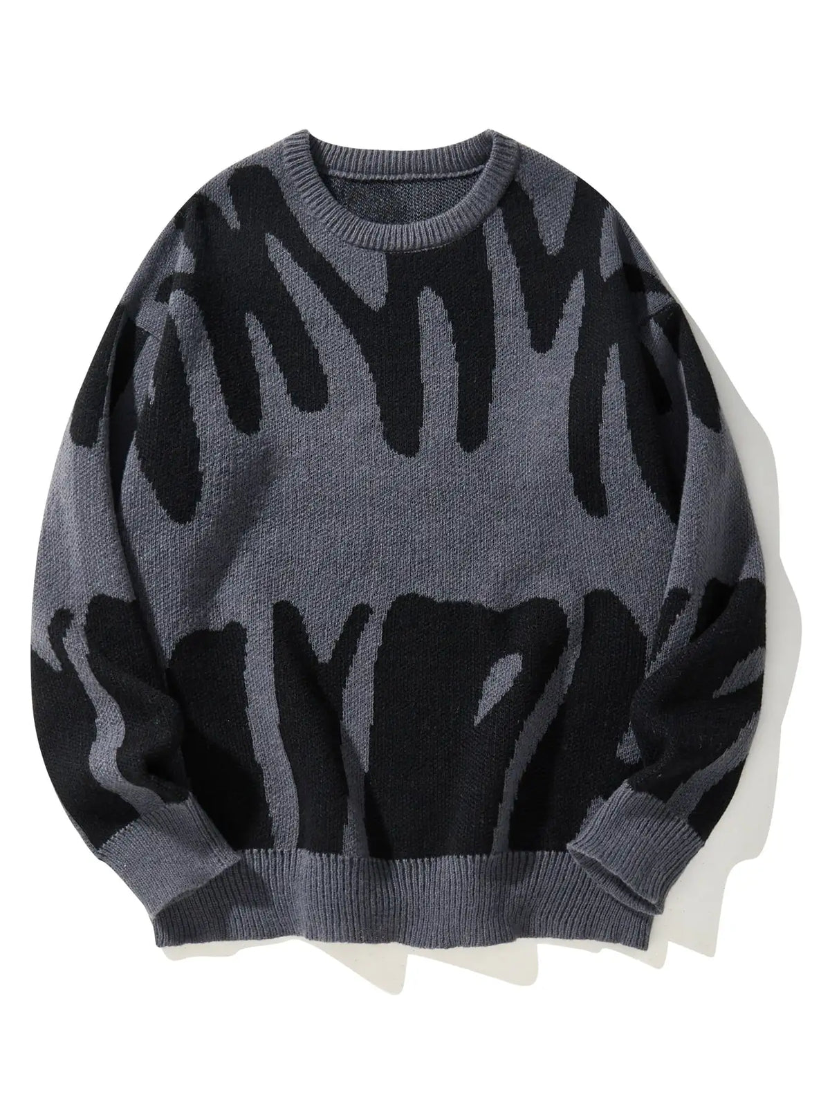 Men's Oversized Wool-Blend Jumper, Knitted Sweater