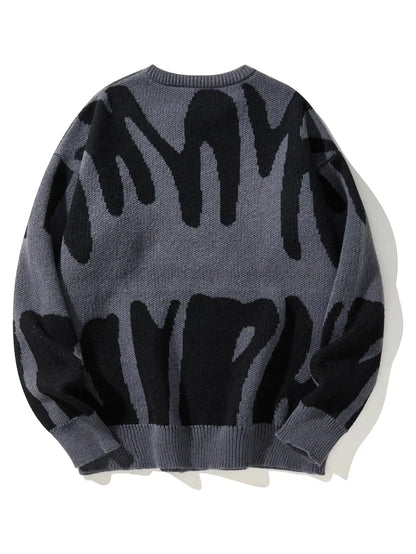 Men's Oversized Wool-Blend Jumper, Knitted Sweater - view 5
